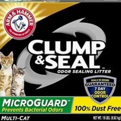 Arm & Hammer Clump & Seal Microguard Cat Litter - 19 Lbs - 2 Pack