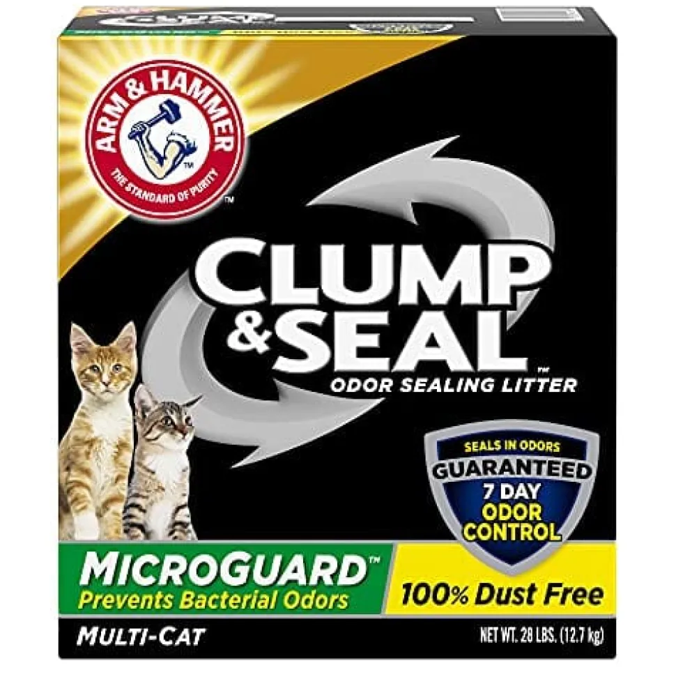 Arm & Hammer Clump & Seal Microguard Cat Litter - 28 Lbs