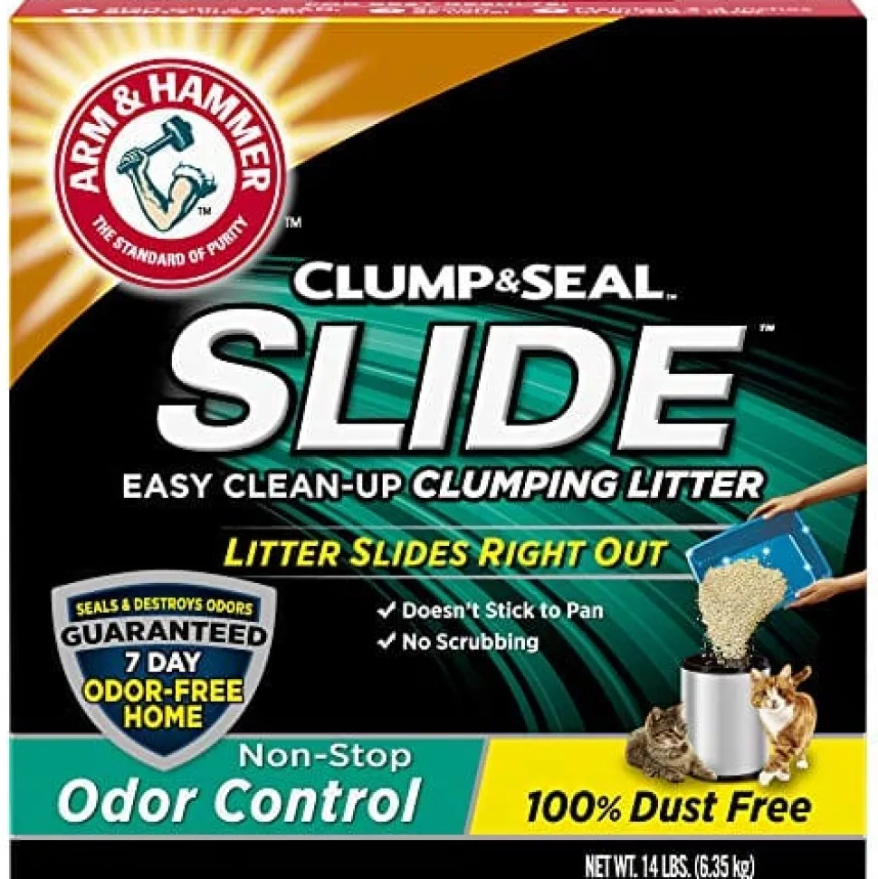 Arm & Hammer Slide Odor Control Clumping Cat Litter - 14 Lbs - 3 Pack