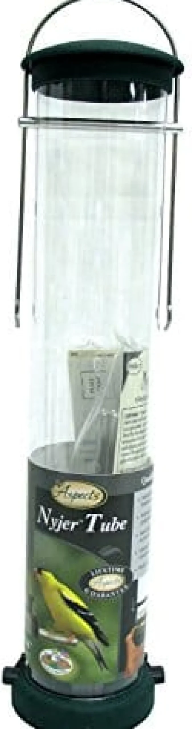 Aspects Quick-Clean Tube Nyjer Tubed Wild Bird Feeder - Spruce - 1.25 Qt Cap