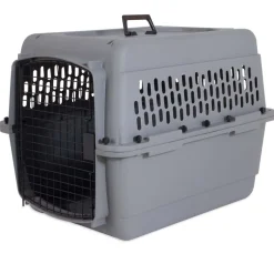 Aspen Traditional Dog Kennel Hard-Sided - Gray - 28 in