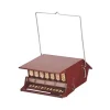 Audubon Bird'S Delight Squirrel-Resistant and Metal Wild Bird Feeder - Red - 9 Lbs