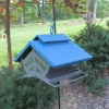 Audubon Chalet Wild Bird Feeder - Blue - 4 Lbs Cap