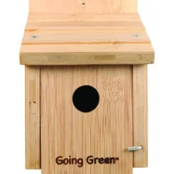 Audubon Deluxe Bamboo Wren Wild Bird House - Natural - 5.75 X 5.5 X 8 In