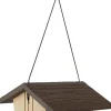 Audubon Going Green Plastic Hopper Wild Bird Feeder - Tan and Brown - 2.5 Lbs Cap