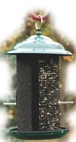 Audubon Mesh Combo Screen Feeder Wild Bird Feeder - Green - 3 Lbs Cap