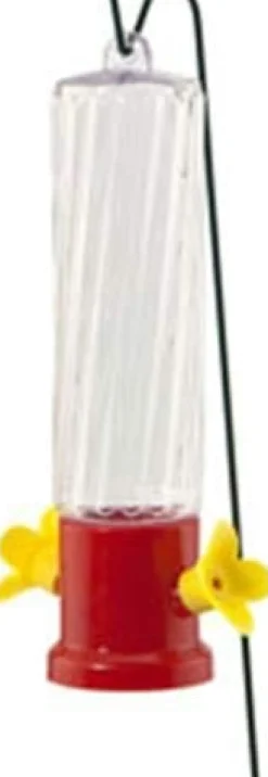 Audubon Mini Hummingbird Feeder with Planter Stake - Red/Clear - 3 Oz