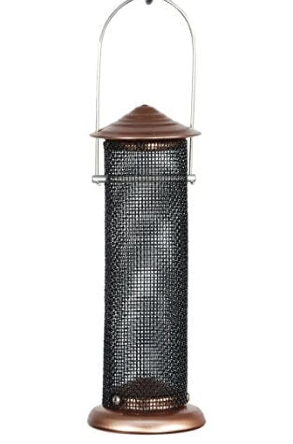 Audubon Mini Thistle Seed Wild Bird Feeder - Copper - .5 Lbs Cap
