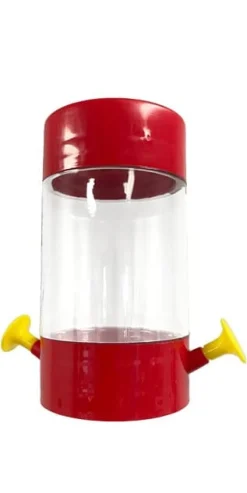 Audubon Modular Hanging Plastic Hummingbird Feeders - Red - 12 Oz Cap