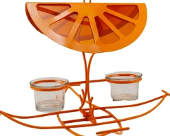 Audubon Oriole Metal Slice Jelly & Fruit Feeder - Orange