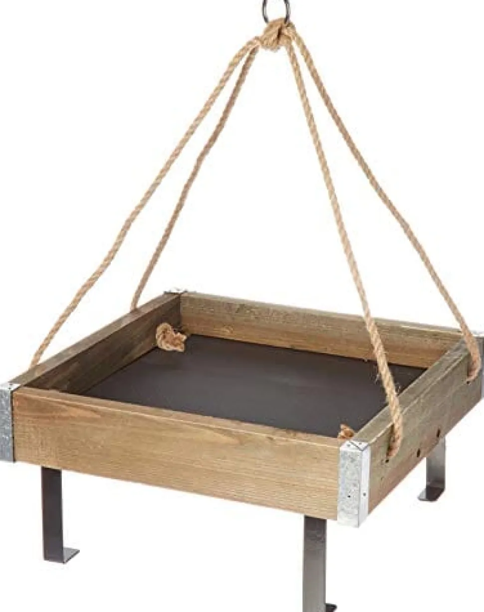 Audubon Rustic Farmhouse Platform Wild Bird Feeder - Natural - 2.5 Lbs Cap
