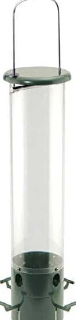 Audubon The Magnet Squirrel-Resistant Wild Bird Tubed Wild Bird Feeder - Hunter Green - 7.5 Lbs Cap