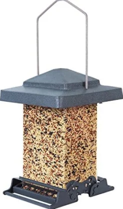 Audubon Vista Squirrel-Resistant and Metal Wild Bird Feeder - Green - 6 Lbs Cap