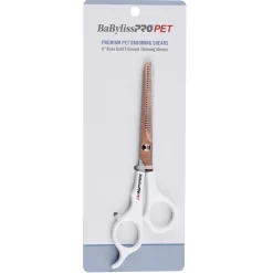 BaByliss Pro Pet Titan Thinning Shears for Dogs and Cats - 6" Inches