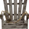 Backyard Essentials Adirondack Chair Wild Bird Feeder - White - 6.7 X 7.5 X 9.1 In