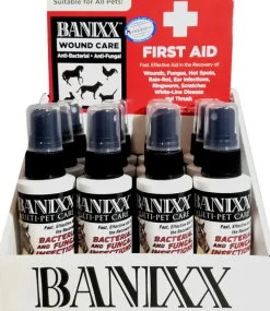 Banixx Wound Care Trial Size Spray Display Veterinary Supplies Sprays/Daubers - 2 Oz - 12 Count