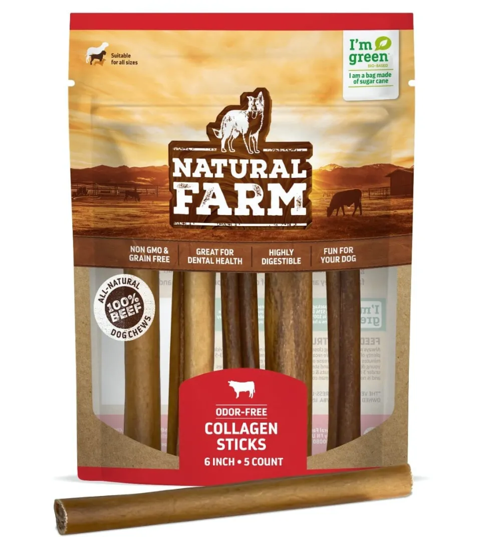 Bark + Harvest by Superior Farms Beauty Ringz™ with Collagen Natural Dog Chews - 3 Inches - 30 Count Box