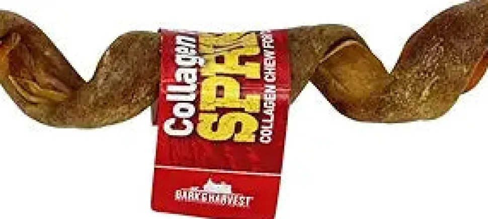 Bark + Harvest by Superior Farms Collagen Puff Spring Natural Dog Chews - 12 Inches - 15 Count Box