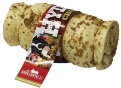 Bark + Harvest by Superior Farms HydeOut Beef Cheek Rolls Sm with Bully Sprinkles 5" - 6" Dog Natural Chews - Display Box - Case of 10