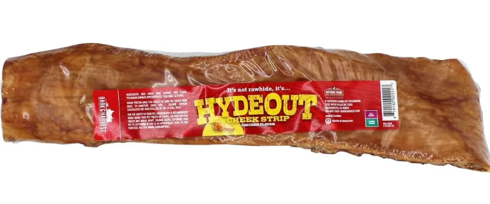 Bark + Harvest by Superior Farms HydeOut® Cheek Strip Chicken Natural Dog Chews - 11-12 Inches -15 Count Box