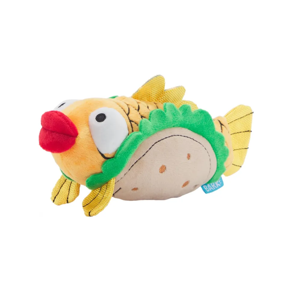 Bark Box Ernesto the Fish Taco Squeaky Plush Dog Toy