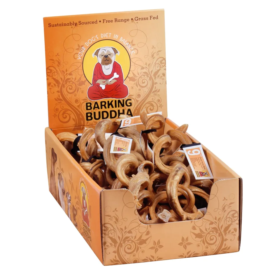 Barking Buddha Curly Dog Bully Sticks - 9 Inch