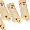 Barking Buddha Large Beef Cheek Roll E-Tag Natural Dog Chews - 12 Count