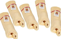 Barking Buddha Large Beef Cheek Roll E-Tag Natural Dog Chews - 12 Count