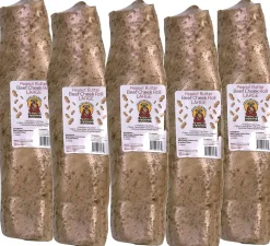 Barking Buddha Large Peanut Butter Beef Cheek Natural Dog Chews - 12 Count
