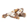 Barking Buddha Pork Cheek Roll with Beef Jerky Small Natural Dog Chews - 24 Count