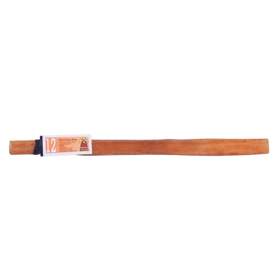 Barking Buddha Thick Dog Bully Sticks - 12 Inch