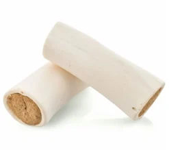 Barkworthies 5"-6" Shin Bone Stuffed with Bacon & Cheese Dog Chew Treat - 10 ct Case - Case of 1