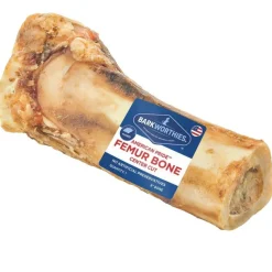 Barkworthies American Pride 6" Center Cut Femur Bone Chew Dog Treats - Case of 8
