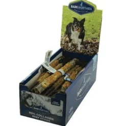 Barkworthies Chicken Wrapped Collagen 6" Sticks for Dogs - 50 ct Bulk - Case of 1