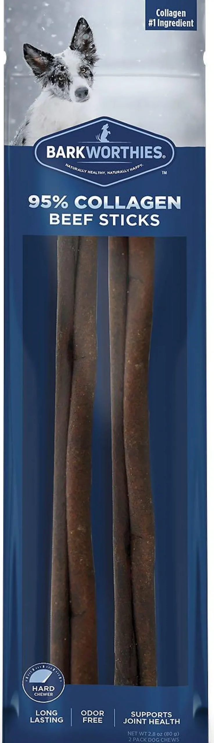 Barkworthies Collagen 12" Sticks for Dogs - 2 Pack