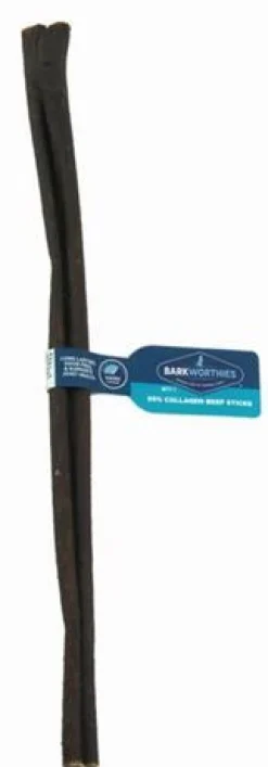 Barkworthies Collagen Plain 12" Sticks for Dogs - 25 ct Bulk - Case of 1