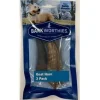 Barkworthies Goat Horn Dog Chew Treat - 3 pack