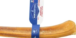 Barkworthies Odor Free American Baked Dog Bully Sticks - 6" Double Cut - 50 ct Case - Case of 1