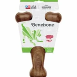 Benebone Dog Chews Wishbone Chew Bacon - Large