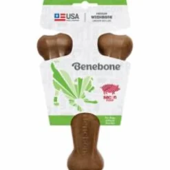Benebone Dog Chews Wishbone Chew Bacon - Medium