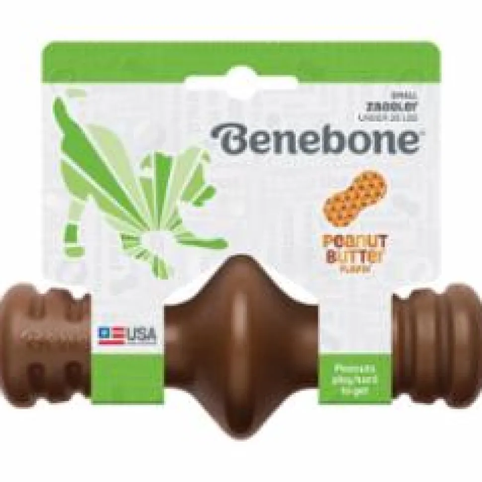 Benebone Dog Chews Zaggler Peanut Butter - Small
