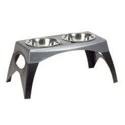 Bergen Elevated Double Pet Feeder - Medium