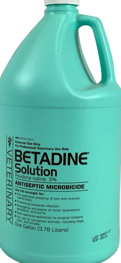 Betadine Solution Veterinary Supplies Clean Sanitize & Misc - 1 Gal