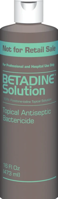 Betadine Solution Veterinary Supplies Clean Sanitize & Misc - 16 Oz