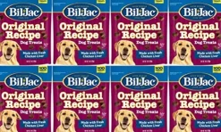 Bil-Jac Original Recipe Dog Treats Soft and Chewy Dog Treats - Chicken Liver - 10 Oz - 8 Pack