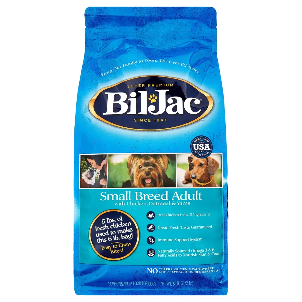 Bil-Jac Small Breed Adult Dry Dog Food - Chicken - 6 Lbs