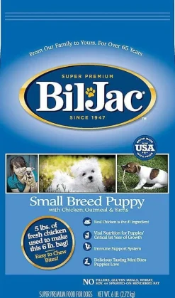 Bil-Jac Small Breed Puppy Dry Dog Food - Chicken - 6 Lbs