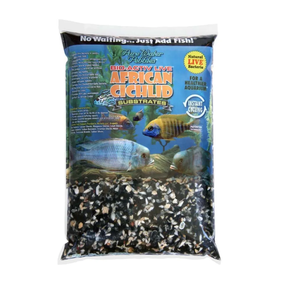 Bio-Activ Live Rift Lake Substrates Cichlid Gravel - 20 lbs - 2 Count