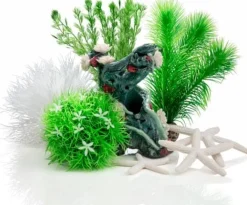 Biorb Aquarium Decoration Plant and Rock Kit - Green - Small - 15L or 4 Gallons