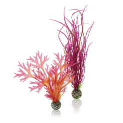 Biorb Aquarium Plant Ornament - Red/Pink - Medium - 2 Count
